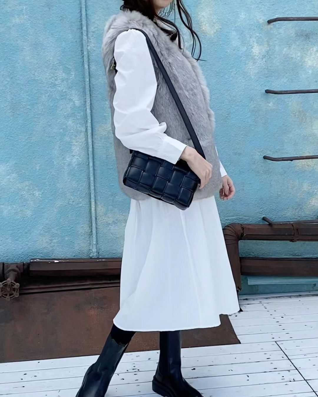 一部即納 エコファー ボリューム ファーベスト ジレ | LiLiRena