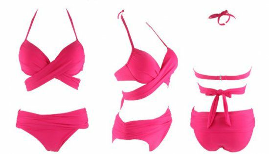 予約* 4color バッククロス ビキニ水着 セパレート 2点セット | LiLiRena