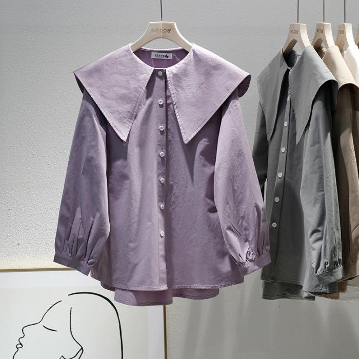 APRILビッグカラーシャツ uncrave｜フランネル BIGカラーシャツ | Rakuten Fashion(楽天