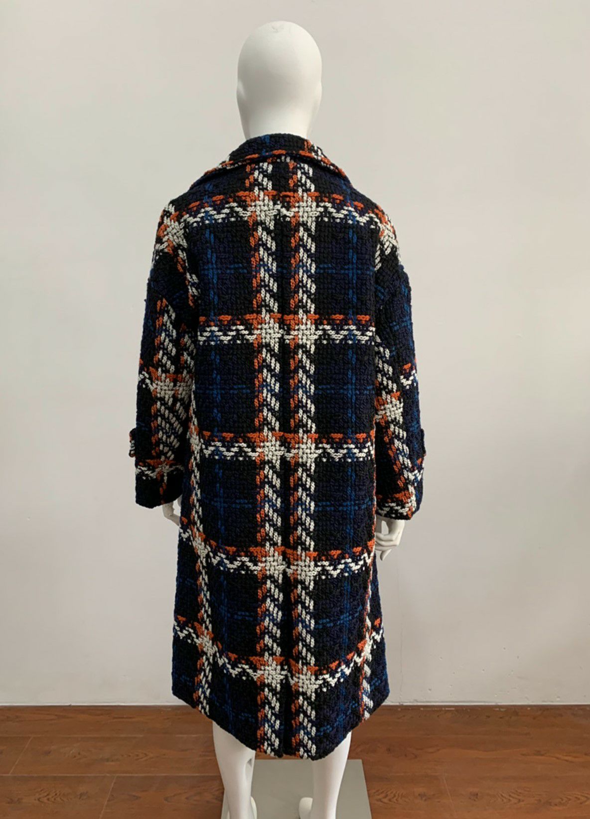 即納 チェック柄 チェスター コート | LiLiRena