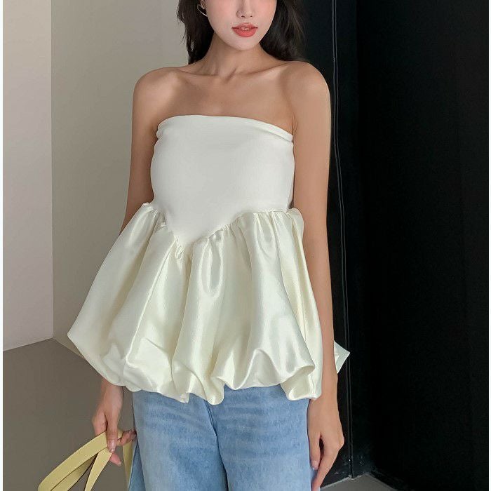 即納 2color ぺプラム バルーン ベアトップ | LiLiRena