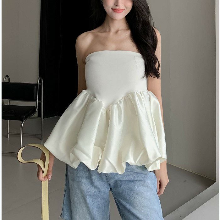 即納 2color ぺプラム バルーン ベアトップ | LiLiRena