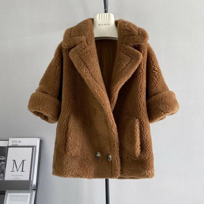 予約 2color テディ ケープ コート | LiLiRena