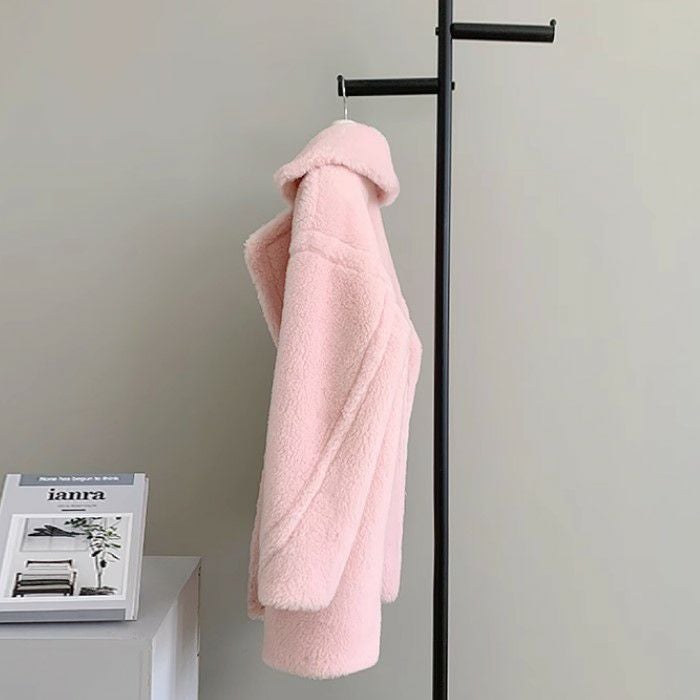 一部即納 5color ウール テディ ショート丈 コート | LiLiRena