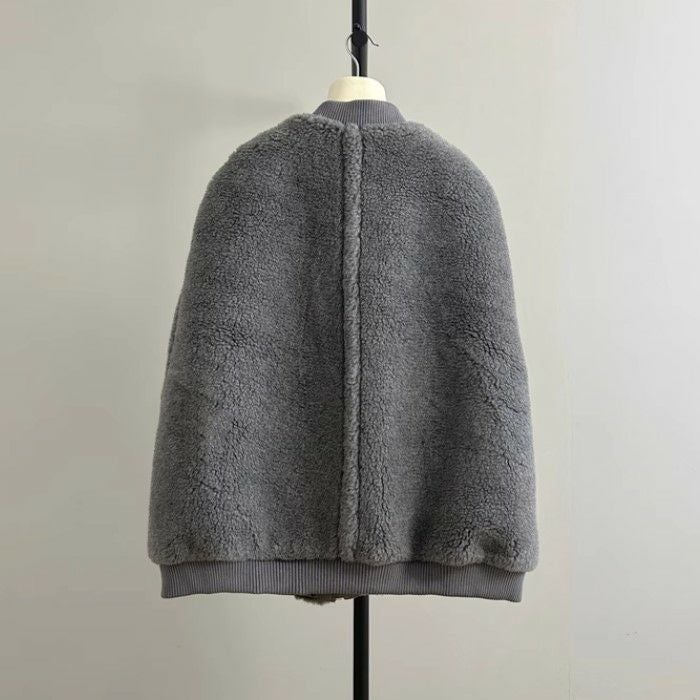 予約 2color テディ ケープ コート | LiLiRena