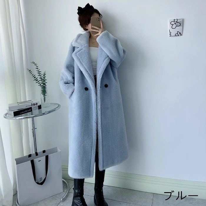 新品LiLiRena WOOL テディ ロング コート リリレナ 予約 WOOL 8color テディ ロング コート | LiLiRena