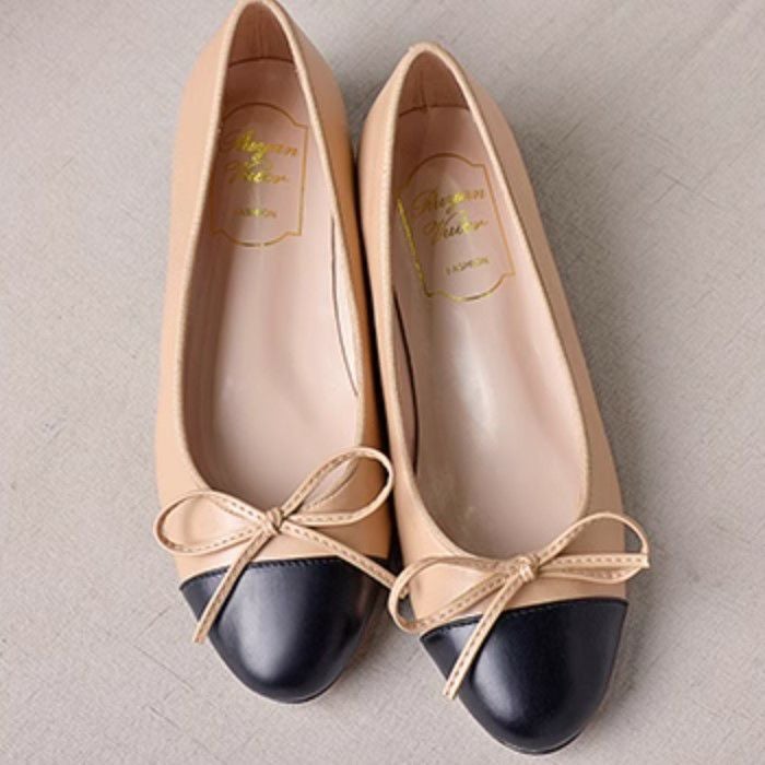 OHGA バレエシューズ 22.5 バイカラー 予約 2color バイカラー バレエ シューズ | LiLiRena