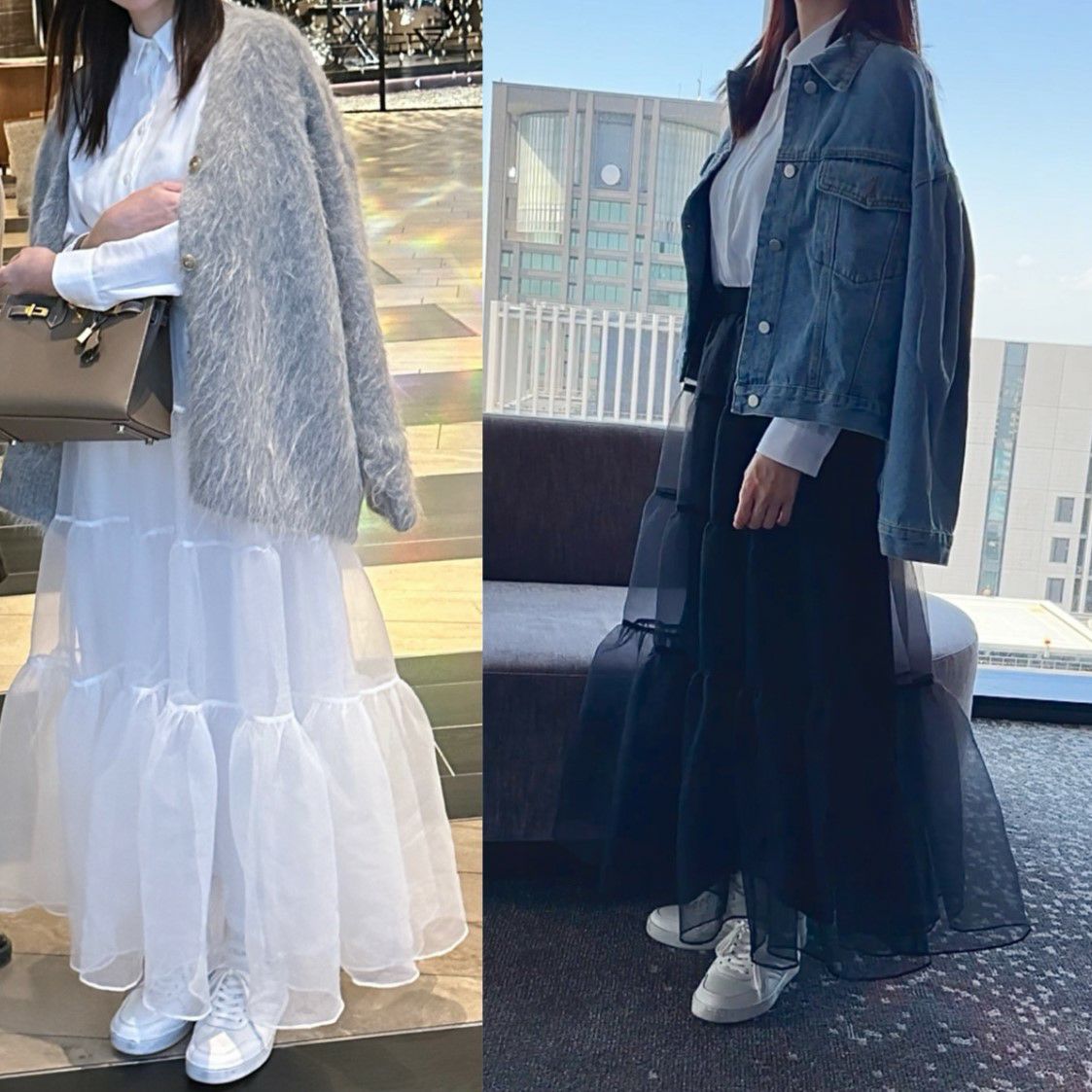 即納 Sサイズ販売開始 オリジナル 2color SUI シアー ティアード