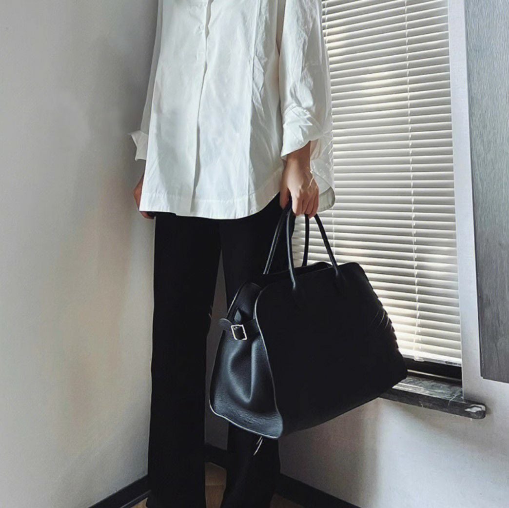 予約 2type PU Leather スエード ボストン バック | LiLiRena