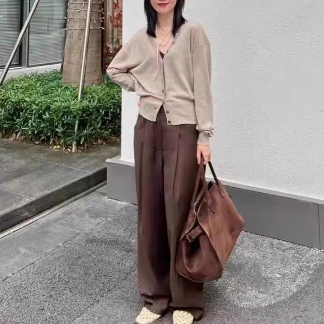 予約 2type PU Leather スエード ボストン バック | LiLiRena
