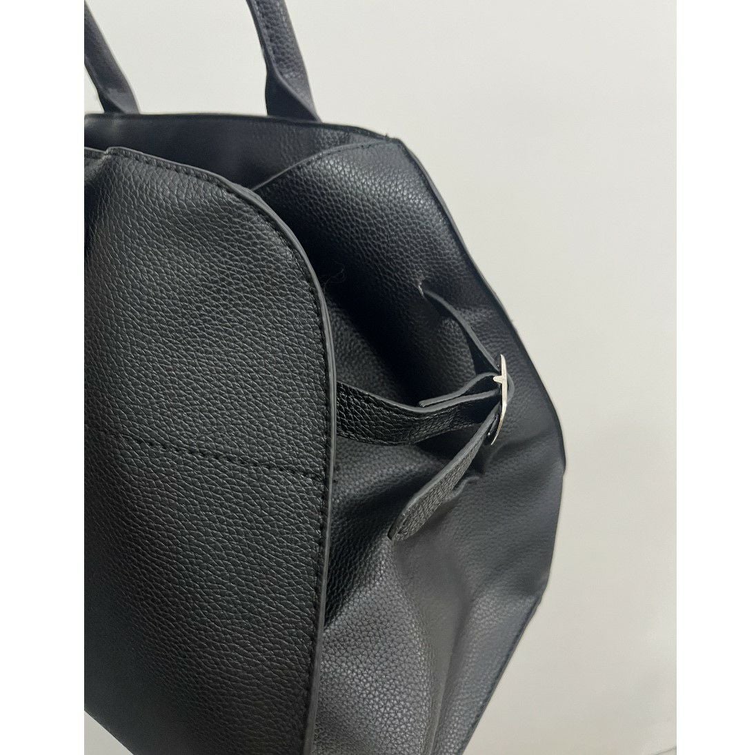 予約 2type PU Leather スエード ボストン バック | LiLiRena