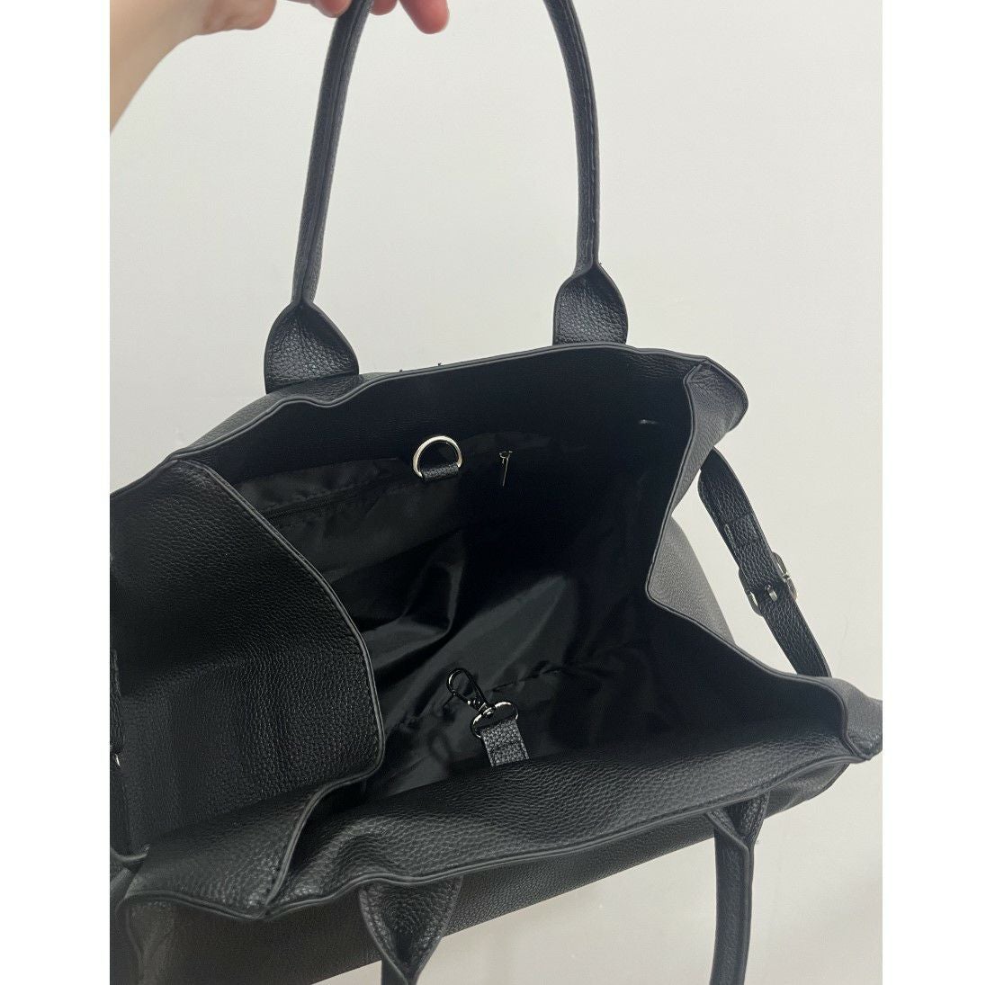 予約 2type PU Leather スエード ボストン バック | LiLiRena