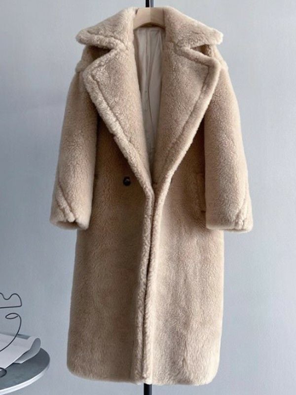 予約 3color テディコート ショート丈 black gray white | LiLiRena