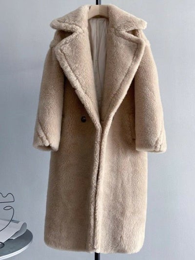 一部即納 予約 6color WOOL 軽量版 ボア ロング コート | LiLiRena