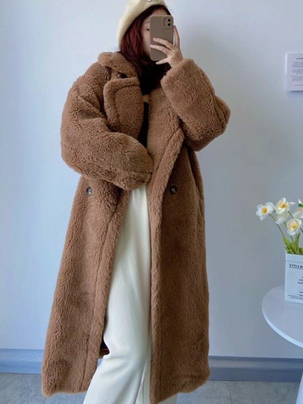 予約 6color WOOL 軽量版 ボア ロング コート | LiLiRena