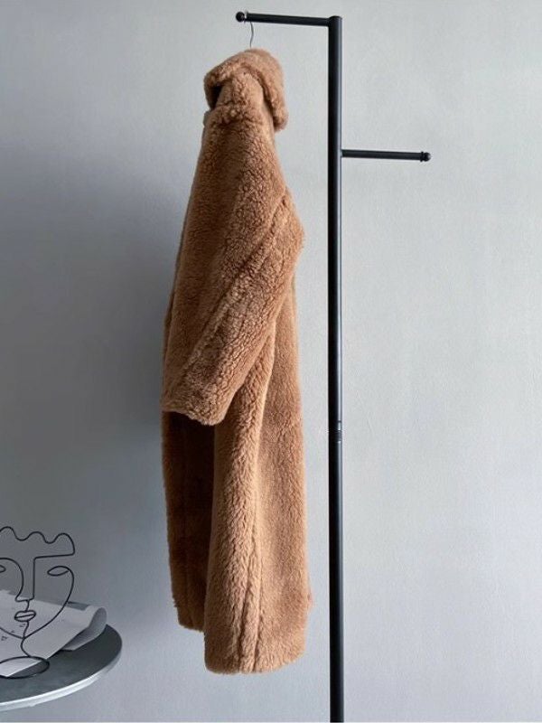 予約 6color WOOL 軽量版 ボア ロング コート | LiLiRena