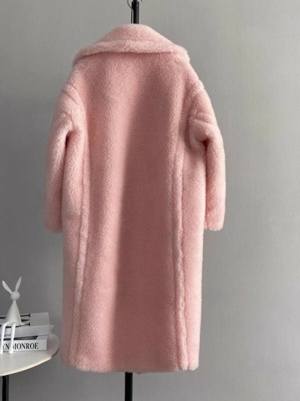 予約 6color WOOL 軽量版 ボア ロング コート | LiLiRena