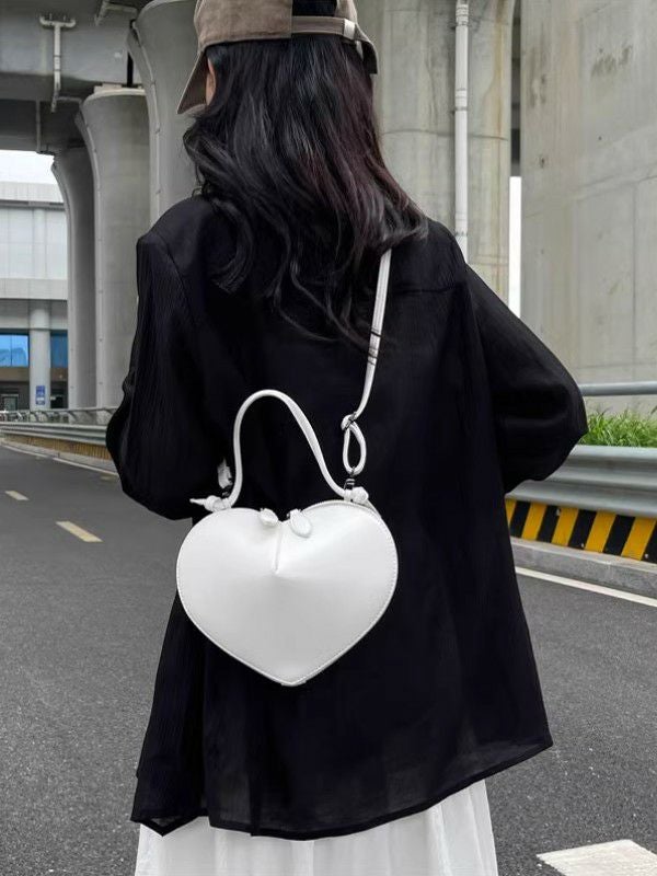 一部即納 6color 立体ハート 2way バッグ | LiLiRena