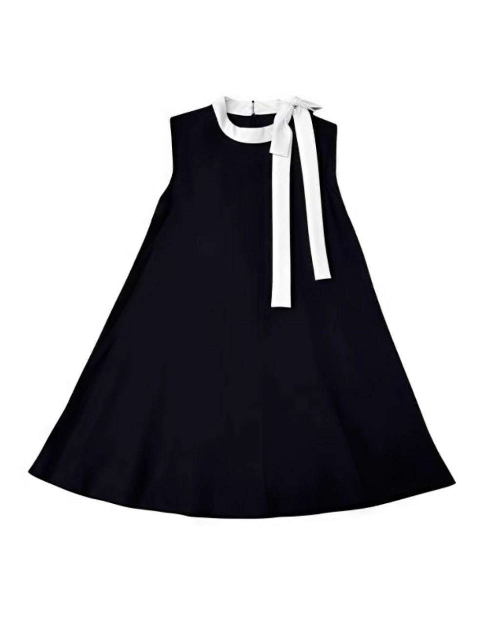 予約 2color Ribbon バイカラー Aライン ミニ ワンピース | LiLiRena